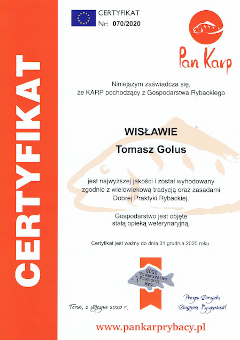 Certyfikat 2012
